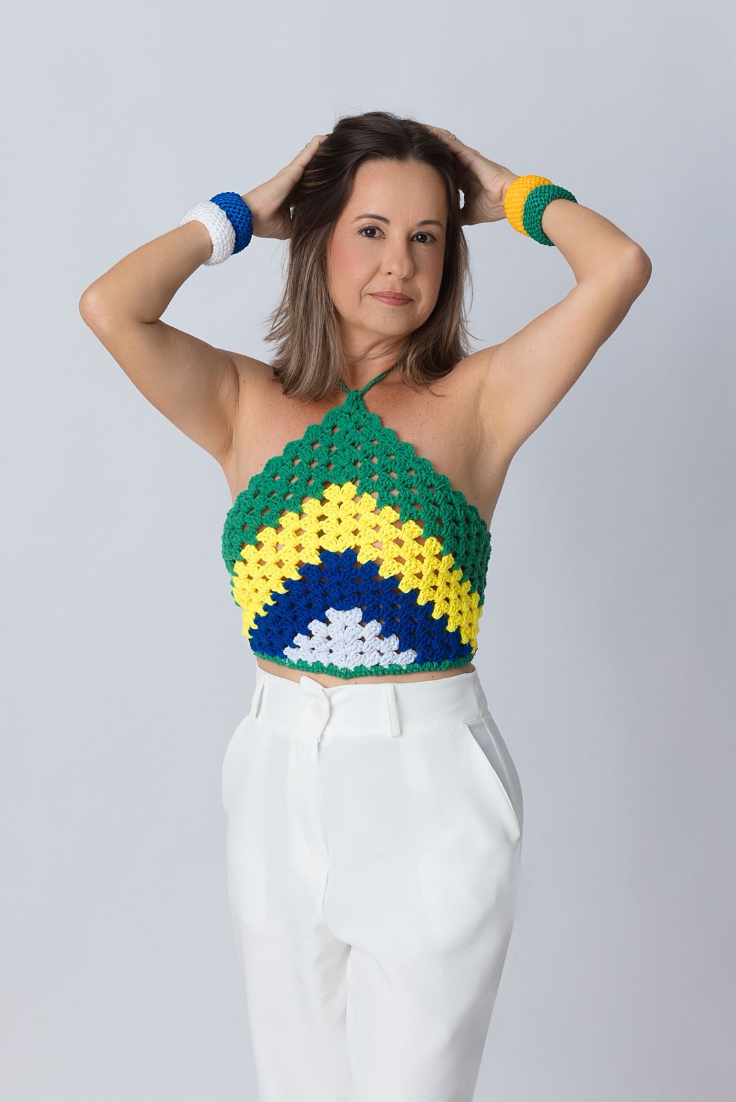 Bandana Brasil - 4 em 1 Adulto
