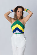 Bandana Brasil - 4 em 1 Adulto