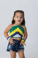 Bandana Brasil - 4 em 1 Infantil